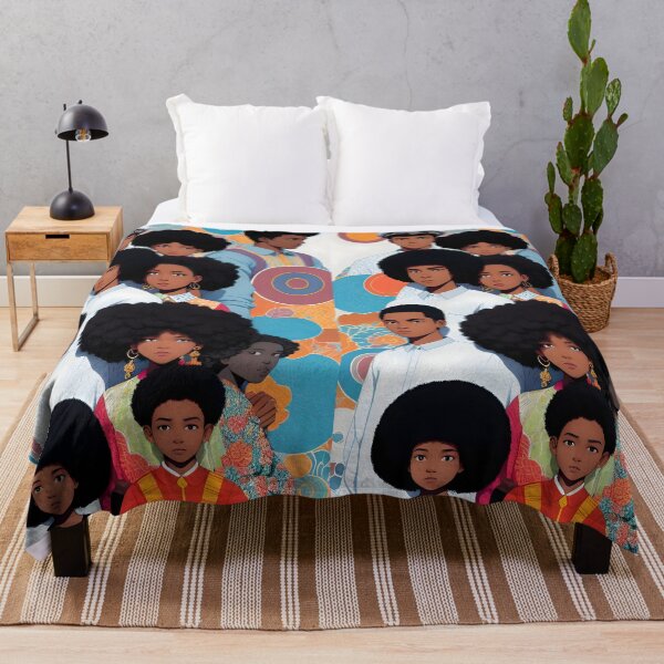 Item preview, Seventies-style Afro family designed and sold by MamaO1.