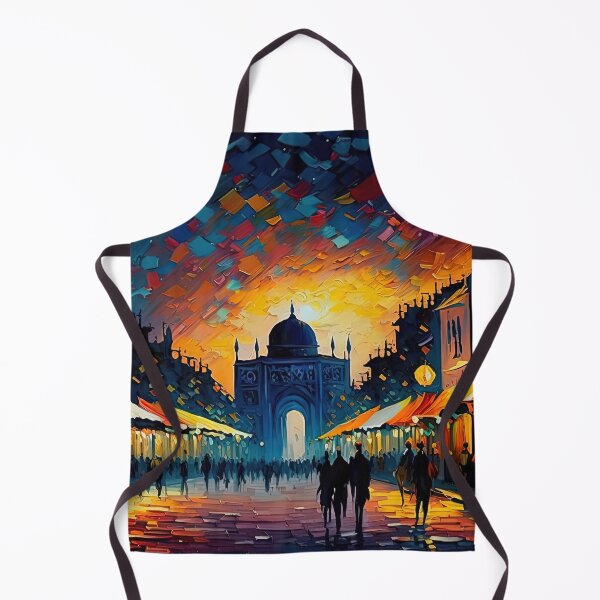 Item preview, A vibrant market street in morroco designed and sold by artyficial-.