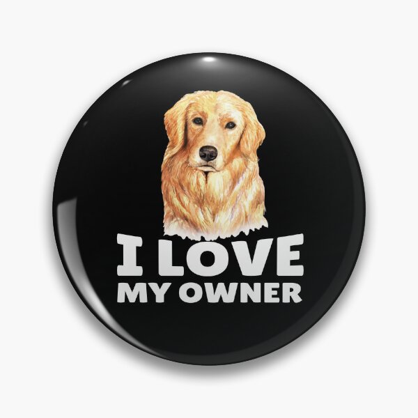 Item preview, Golden Retriever Dog Pet Owner I Love My Owner designed and sold by fantasticdesign.