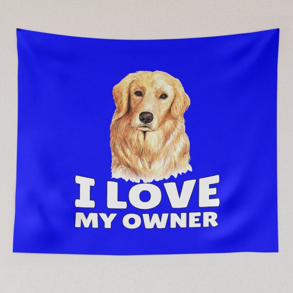 Item preview, Golden Retriever Dog Pet Owner I Love My Owner designed and sold by fantasticdesign.