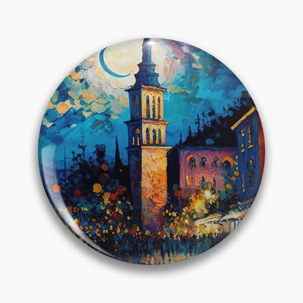 Item preview, Colorful Minaret in Marrakech designed and sold by artyficial-.