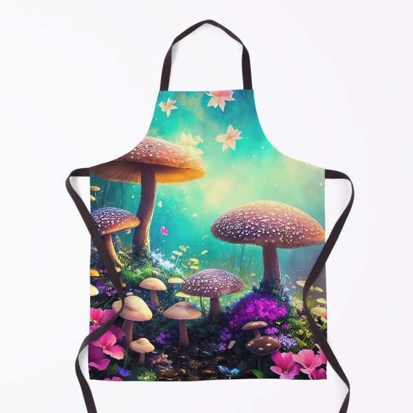 Item preview, Cute and vibrant mushroom and flower illustration designed and sold by RK - Shop.