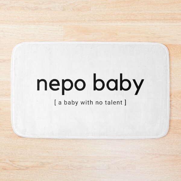 Item preview, Nepo baby t shirt a baby with no talent  designed and sold by dariabeyger.