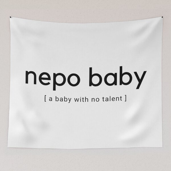 Item preview, Nepo baby t shirt a baby with no talent  designed and sold by dariabeyger.
