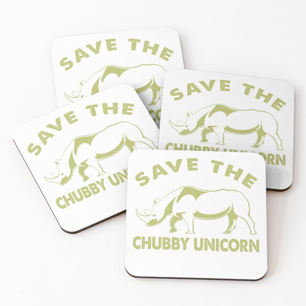 Item preview, Save The Chubby Unicorn designed and sold by TeaAndPrints.