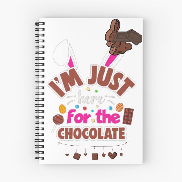 Item preview, Just Here for the Chocolate - Happy Easter designed and sold by TaibVVS.