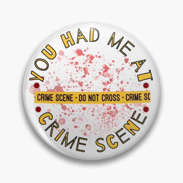 Item preview, You Had Me At Crime Scene Sticker designed and sold by SceneOfTheCrime.