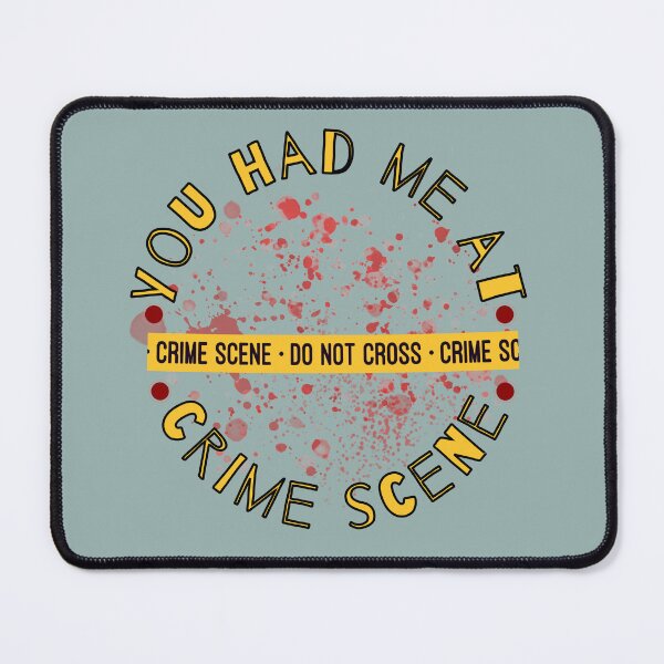 Item preview, You Had Me At Crime Scene Sticker designed and sold by SceneOfTheCrime.