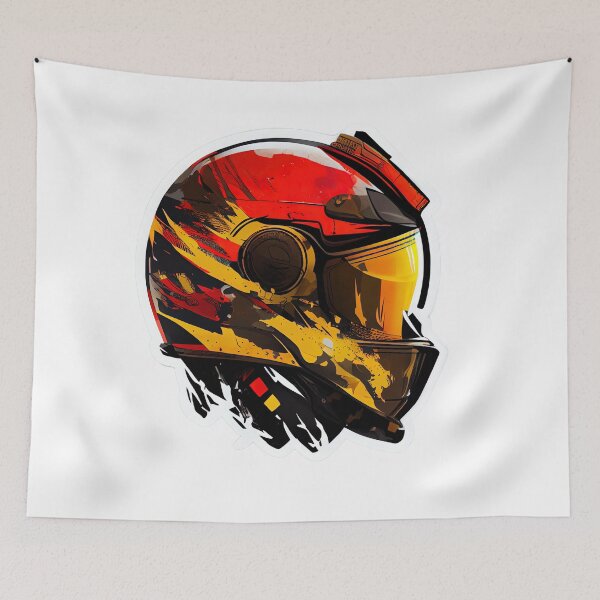 Artikelvorschau, Racing Car Helmet  entworfen und verkauft von MrBadDream.
