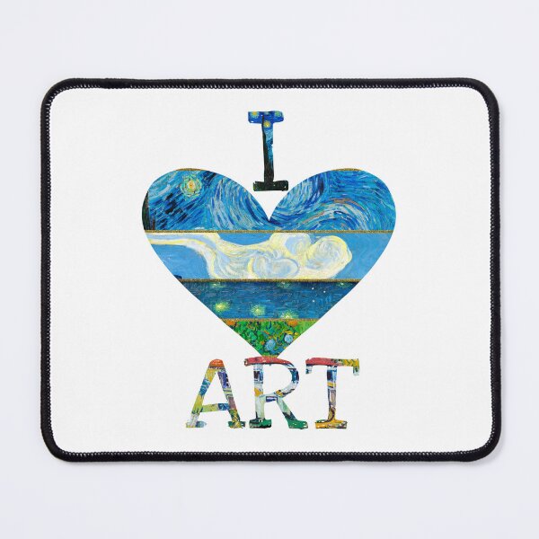 Item preview, I love art with Van Gogh paintings designed and sold by Inktown.