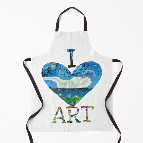 Item preview, I love art with Van Gogh paintings designed and sold by Inktown.
