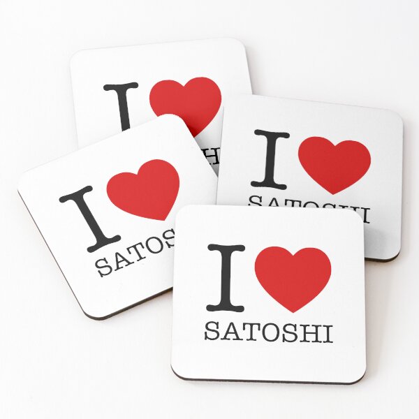Item preview, I love Satoshi (black) designed and sold by didijuca.