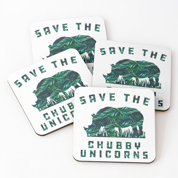 Item preview,  Save The Chubby Unicorn designed and sold by TeaAndPrints.