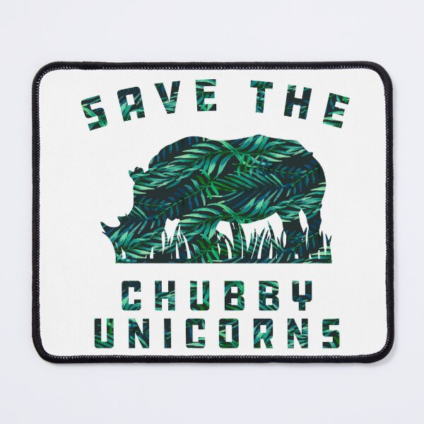 Item preview, Save The Chubby Unicorn designed and sold by TeaAndPrints.