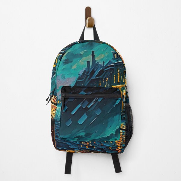 Item preview, Dutch city street at night designed and sold by artyficial-.