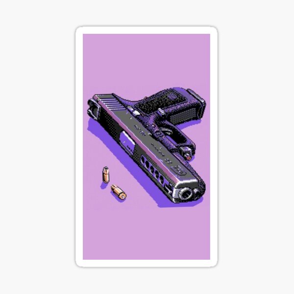 AESTHETIC GUN Sticker