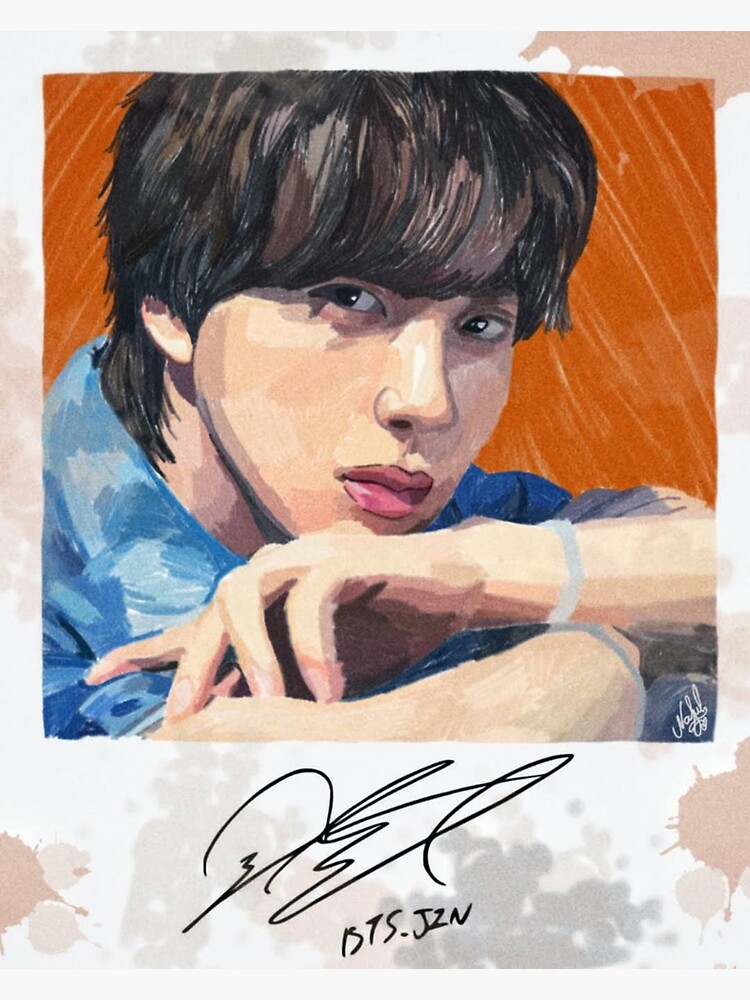 Jin / Kim Seok Jin - BTS Poster for Sale by BaoziHerena