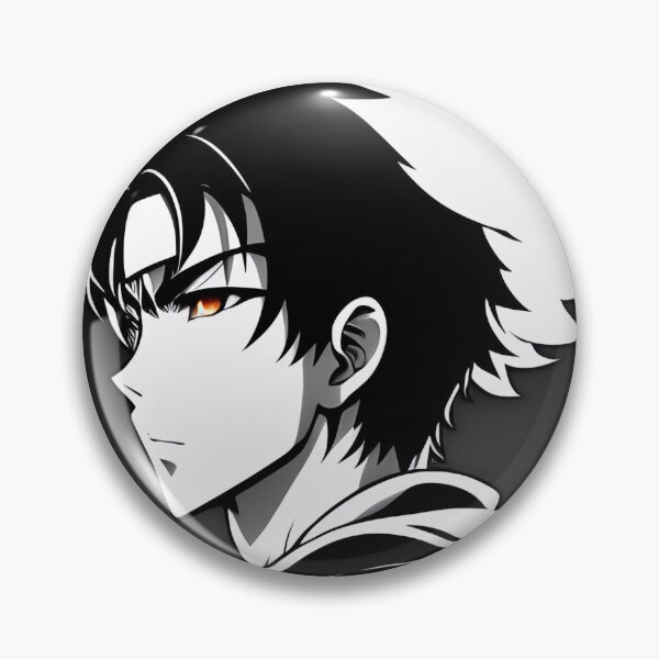 Item preview, Black and white anime heroes designed and sold by MoHaBranD.