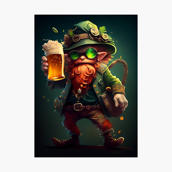 Item preview, St Patrick's Day Leprechaun designed and sold by LukeAiWalker.