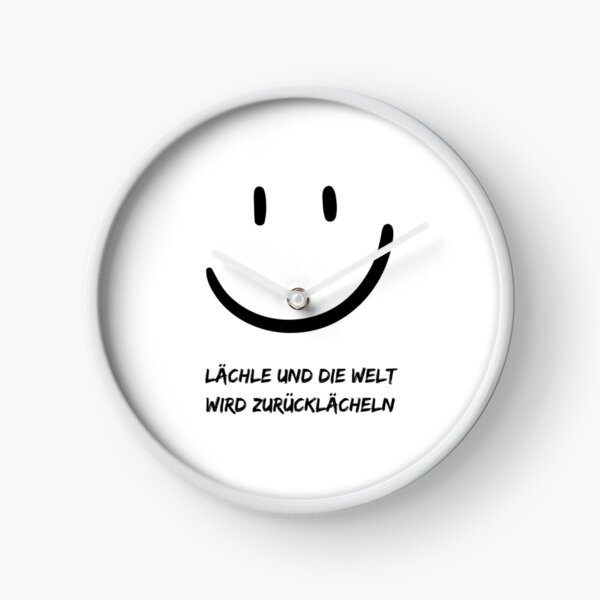 Item preview, - [ ] Lächle und die Welt wird zurücklächeln - "Smile and the World Will Smile Back" Cheerful Design designed and sold by RM-Journey.