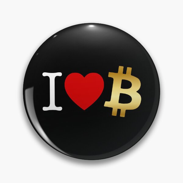 Item preview, I love btc (white) designed and sold by didijuca.