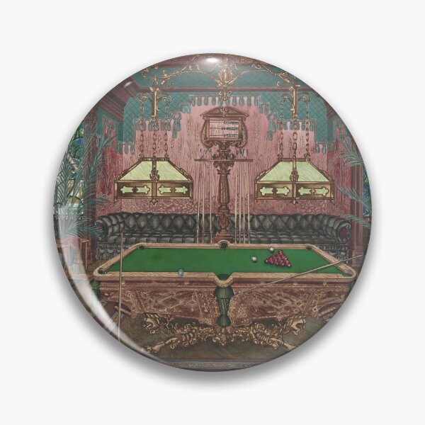 Artikelvorschau, Billardzimmer von Perkins Harnly 1890 entworfen und verkauft von romeobravado.