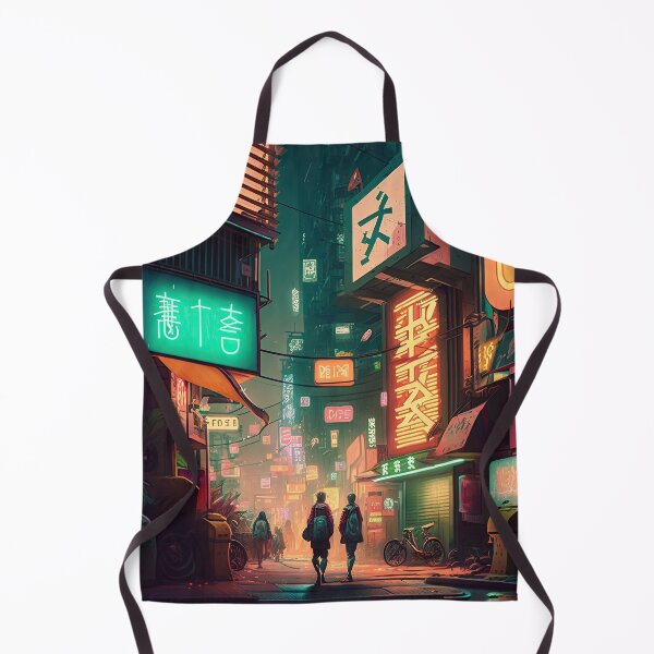 Item preview, Digital art. imaginary japanese city designed and sold by Creativaity.