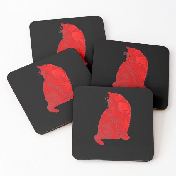 Item preview, Cat Red Pink Mirror designed and sold by Gile-Shop.