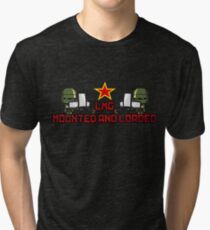 LMG MOUNTED AND LOADED Tri-blend T-Shirt