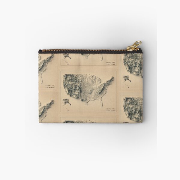 Item preview, Relief Map of the United States 3D digitally-rendered Option 2 designed and sold by ThinkAboutMaps.