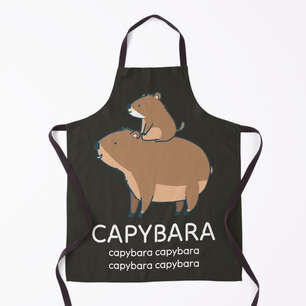Item preview, Cute tiny capybara ride a big capybara (capybara x5) dark designed and sold by perfectpurprint.