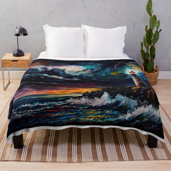 Item preview, Stormy sky with a lighthouse designed and sold by artyficial-.