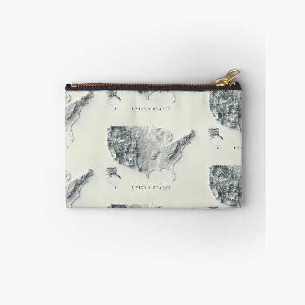 Item preview, Relief Map of the United States 3D digitally-rendered Option 2 designed and sold by ThinkAboutMaps.