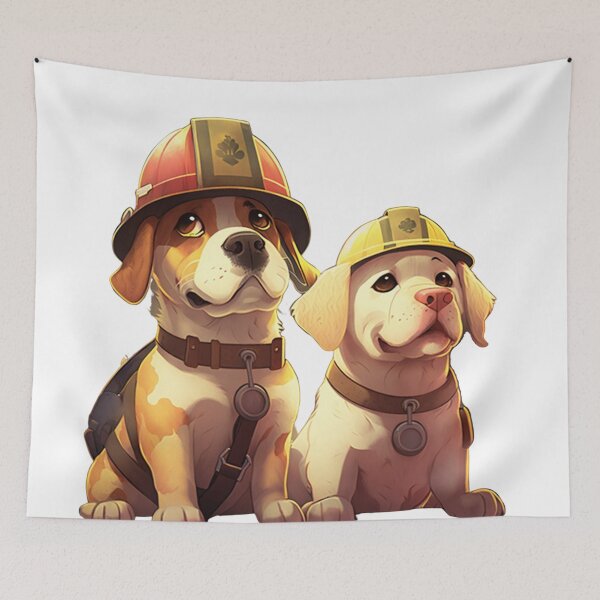 Aperçu de l'œuvre Chiots Pompier créée et vendue par James Wright.