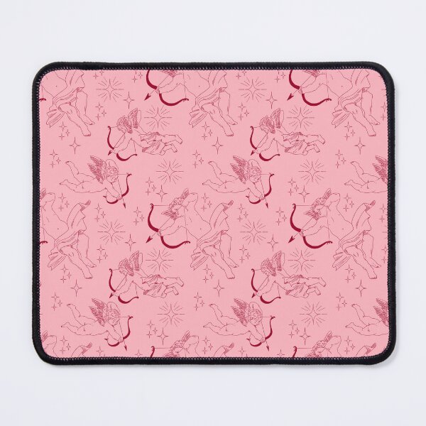 Item preview, Red and Pink Trio of Cupids Pattern with Stars designed and sold by cute-tea-cat.