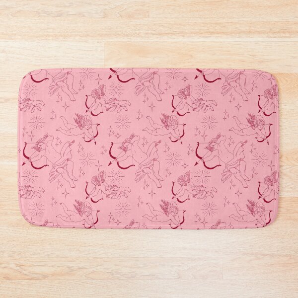 Item preview, Red and Pink Trio of Cupids Pattern with Stars designed and sold by cute-tea-cat.