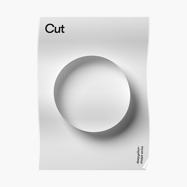 Cut Poster - Deepshape Series Poster