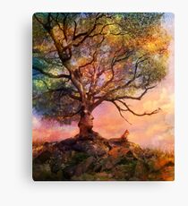 Sunset at Fox Mountain Canvas Print