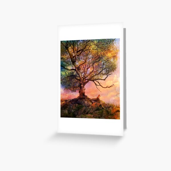 Sunset at Fox Mountain Greeting Card