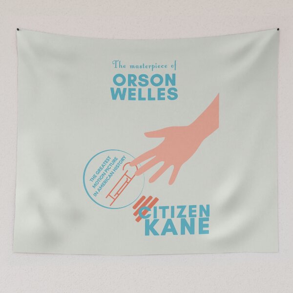 Item preview, Citizen Kane, Orson Welles, minimalist movie poster, 1941 hollywood masterpiece, classic film (quarto potere) designed and sold by Spallutos.