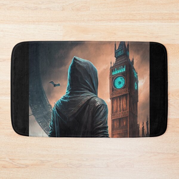 Item preview, London England Cyberpunk Travel Poster designed and sold by artra-shop.
