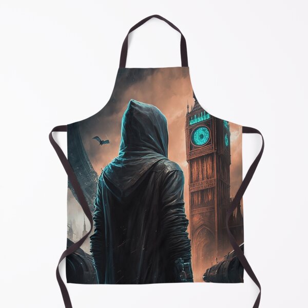 Item preview, London England Cyberpunk Travel Poster designed and sold by artra-shop.