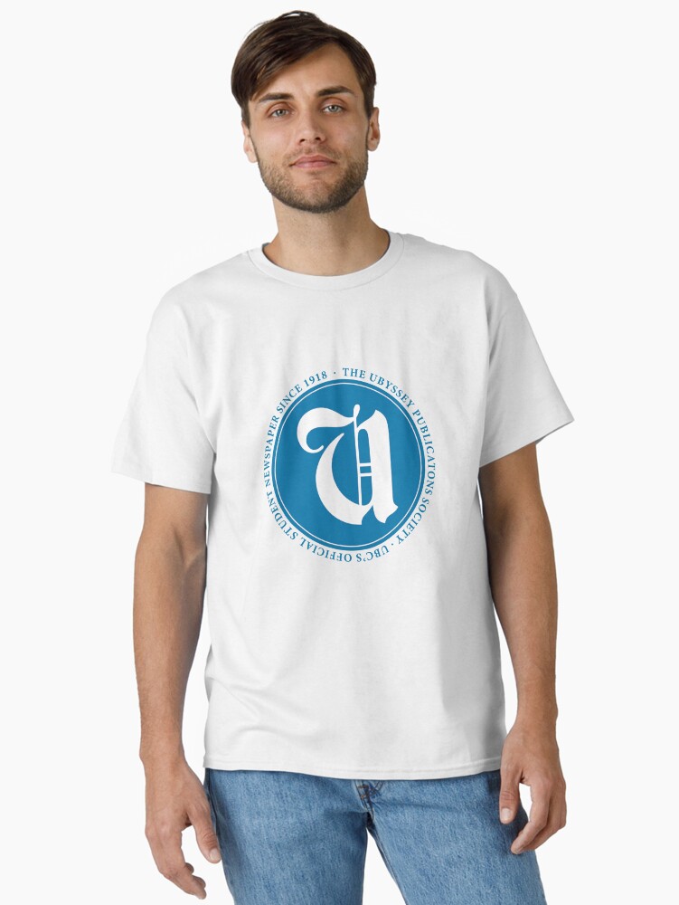 Thumbnail 1 of 7, Classic T-Shirt, The Ubyssey logo designed and sold by Ubyssey.