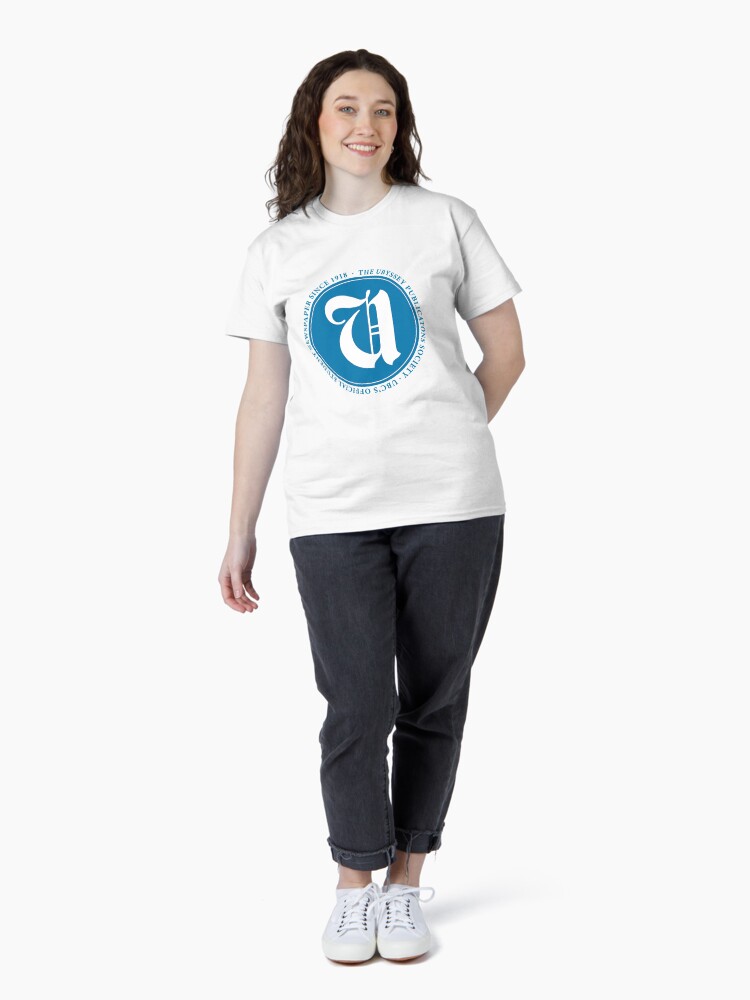 Thumbnail 4 of 7, Classic T-Shirt, The Ubyssey logo designed and sold by Ubyssey.