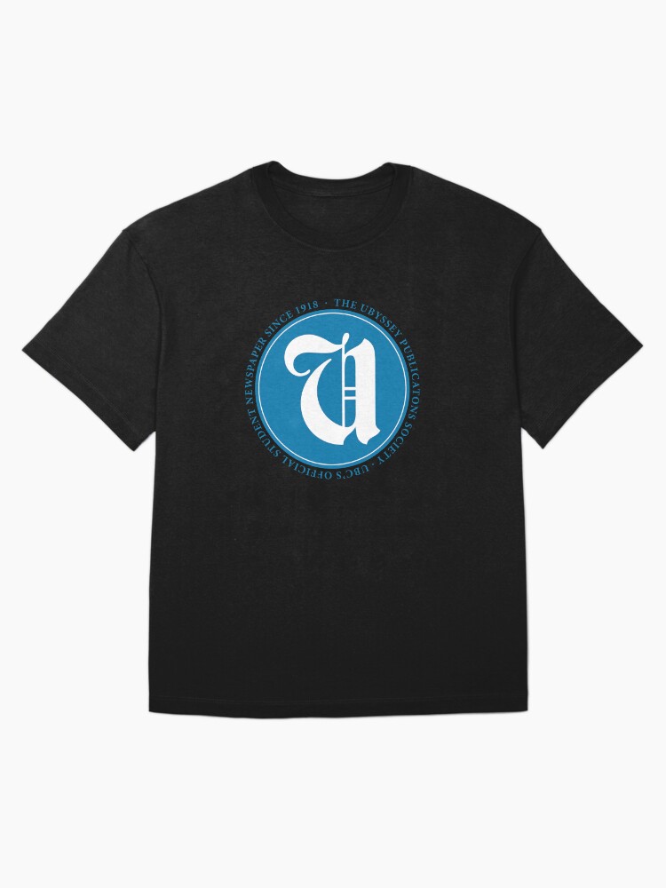 Thumbnail 3 of 7, Oversized T-Shirt, The Ubyssey logo designed and sold by Ubyssey.