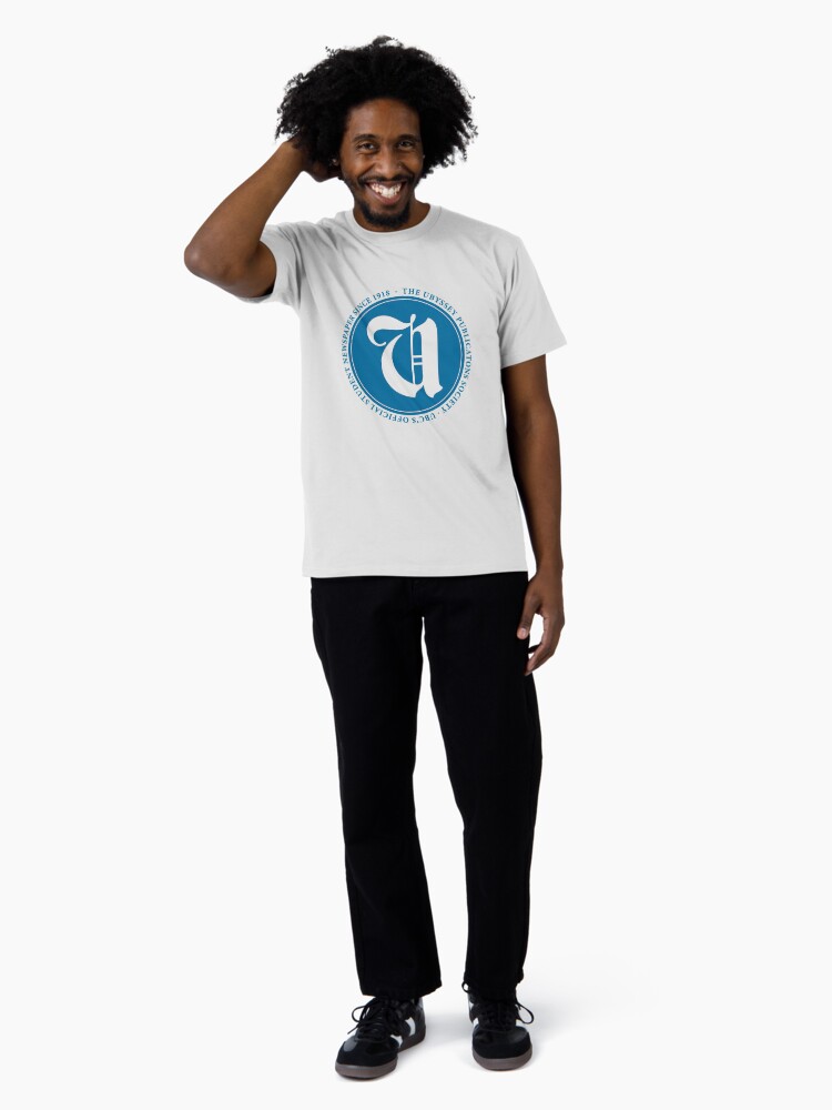 Thumbnail 3 of 4, Premium T-Shirt, The Ubyssey logo designed and sold by Ubyssey.
