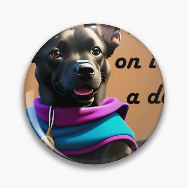 Aperçu de l'œuvre Chien distracction noir stickers  créée et vendue par Orientes.
