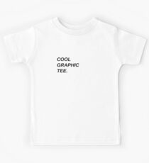Cool Graphic Tee Kids Tee