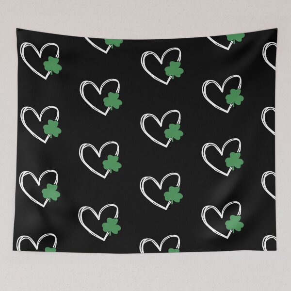Item preview, White Heart and Shamrock St. Patrick’s Day designed and sold by Aalyra And Ella.