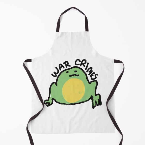 Item preview, War Crimes Frog designed and sold by JadedLilacsArt.